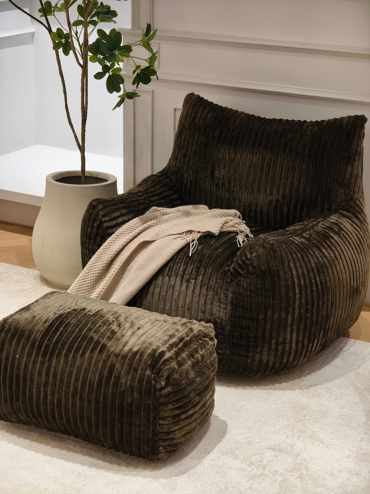 NOVA COCOON™ – Fauteuil 1 Place avec Repose-Pieds Ultra Confort