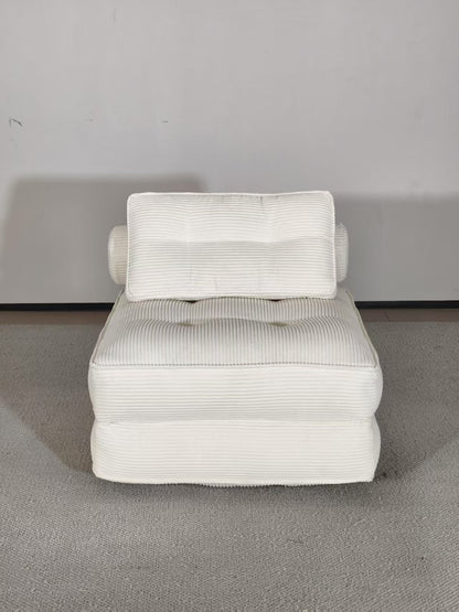 SOFA NOVA ZEN™ – Fauteuil Convertible 1 Place avec Coussin Cylindrique