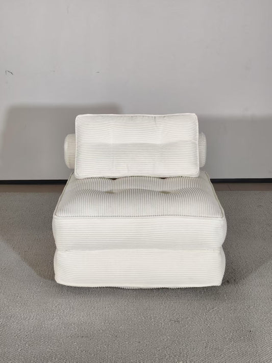 SOFA NOVA ZEN™ – Fauteuil Convertible 1 Place avec Coussin Cylindrique