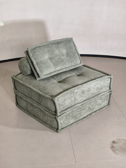 SOFA NOVA ZEN™ – Fauteuil Convertible 1 Place avec Coussin Cylindrique