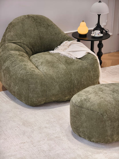 NOVA NEST™ – Fauteuil Lounge Compressé avec Ottoman